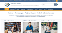 Desktop Screenshot of lektoratberlin.net