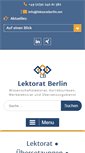 Mobile Screenshot of lektoratberlin.net